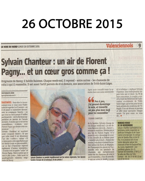 Octobre 2015 Show Florent Pagny